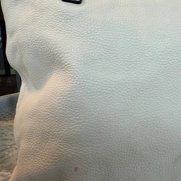 Prada White Leather Tote Bag - Picture 5 of 6